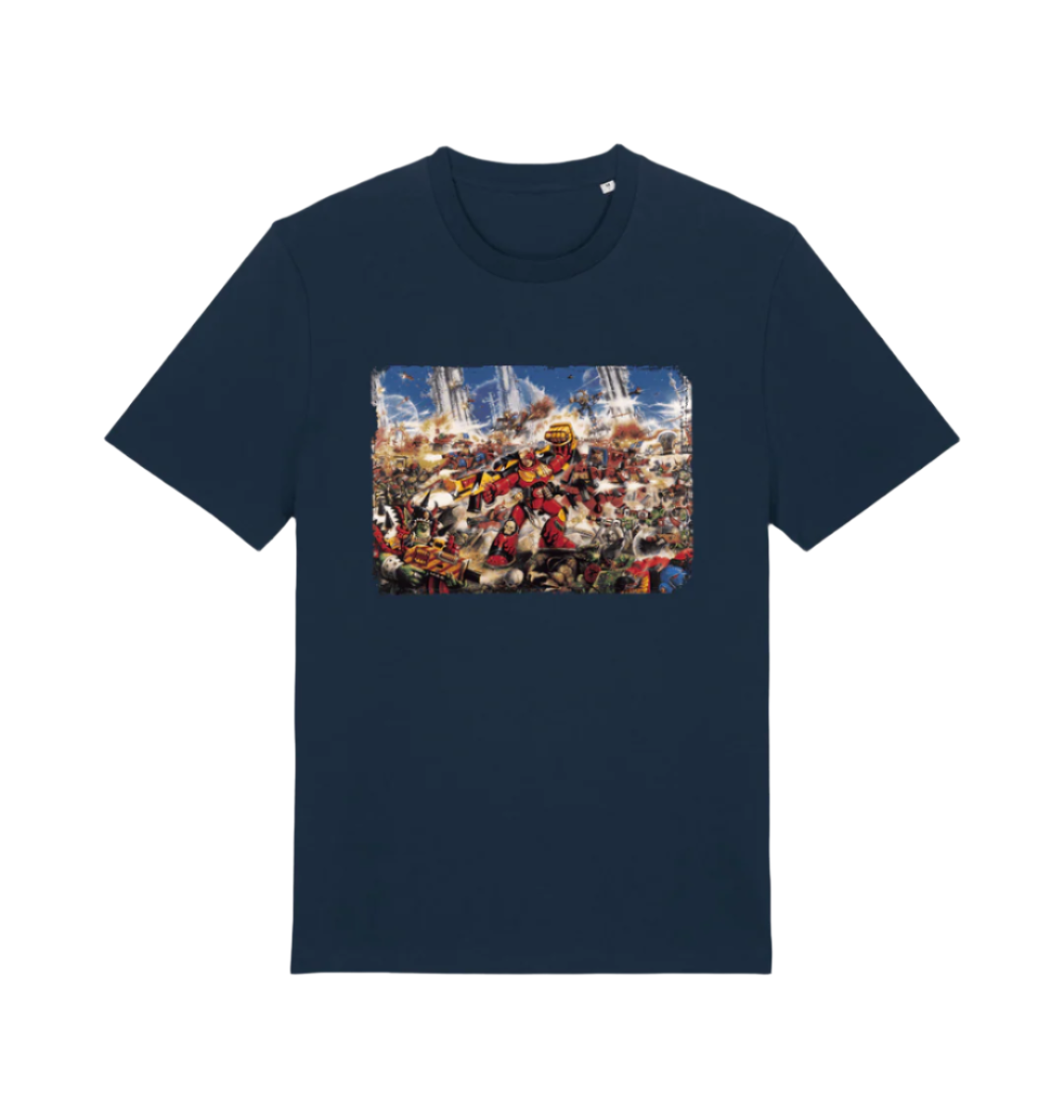 French Navy Printed T-shirt